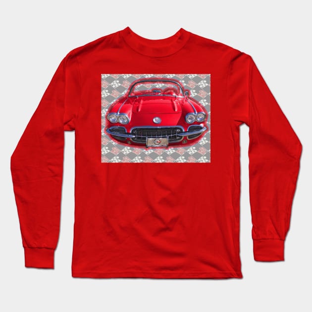 59 Vette Long Sleeve T-Shirt by Mobykat